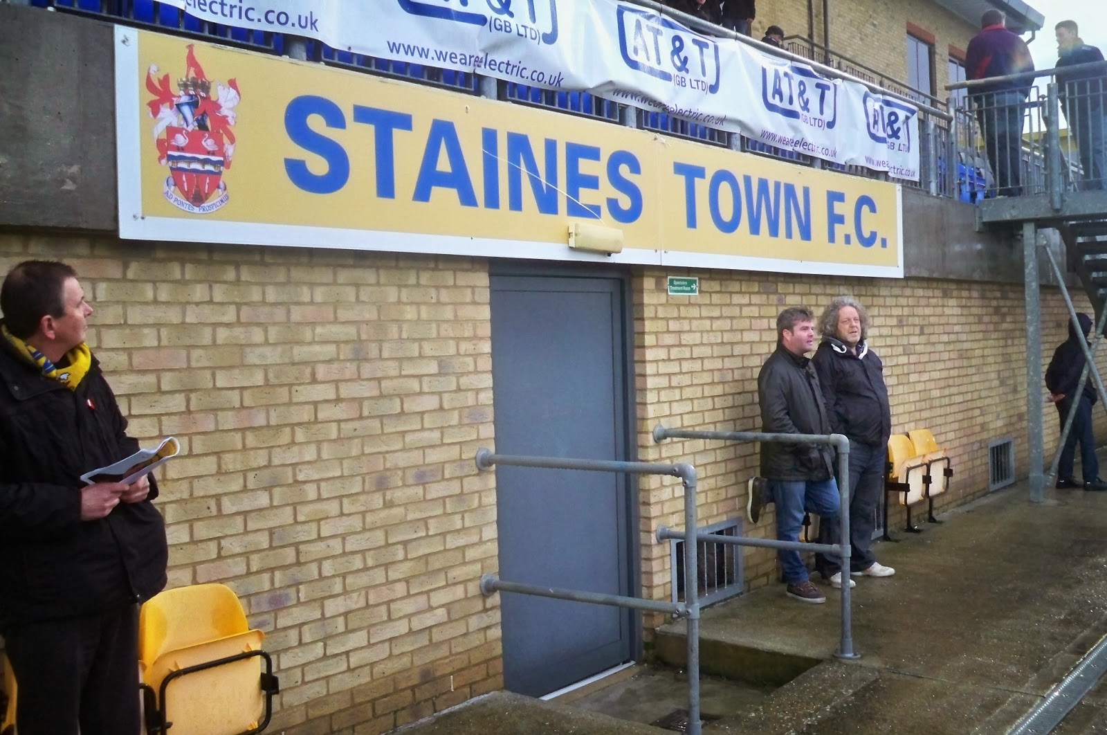 Football Grounds visited by Richard Bysouth Staines Town FC