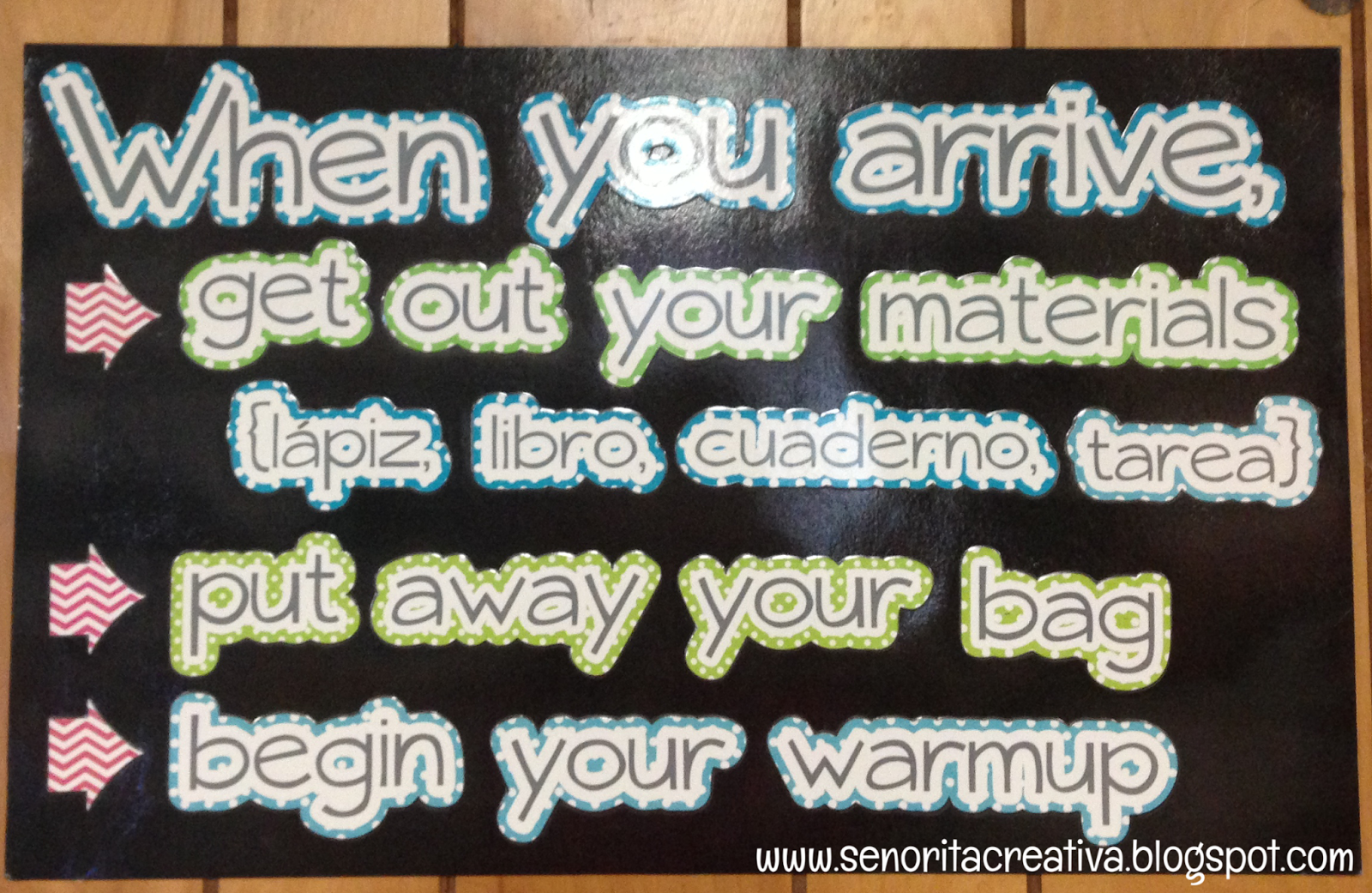 Beginning Of Class Routine