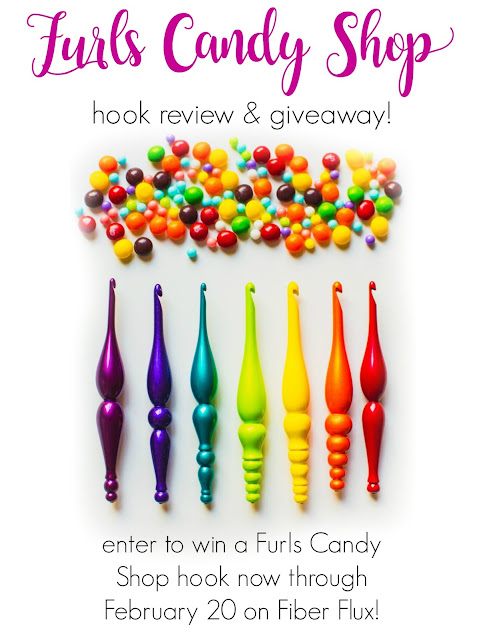 Fiber Flux: Furls Candy Shop Hook Review and Giveaway!