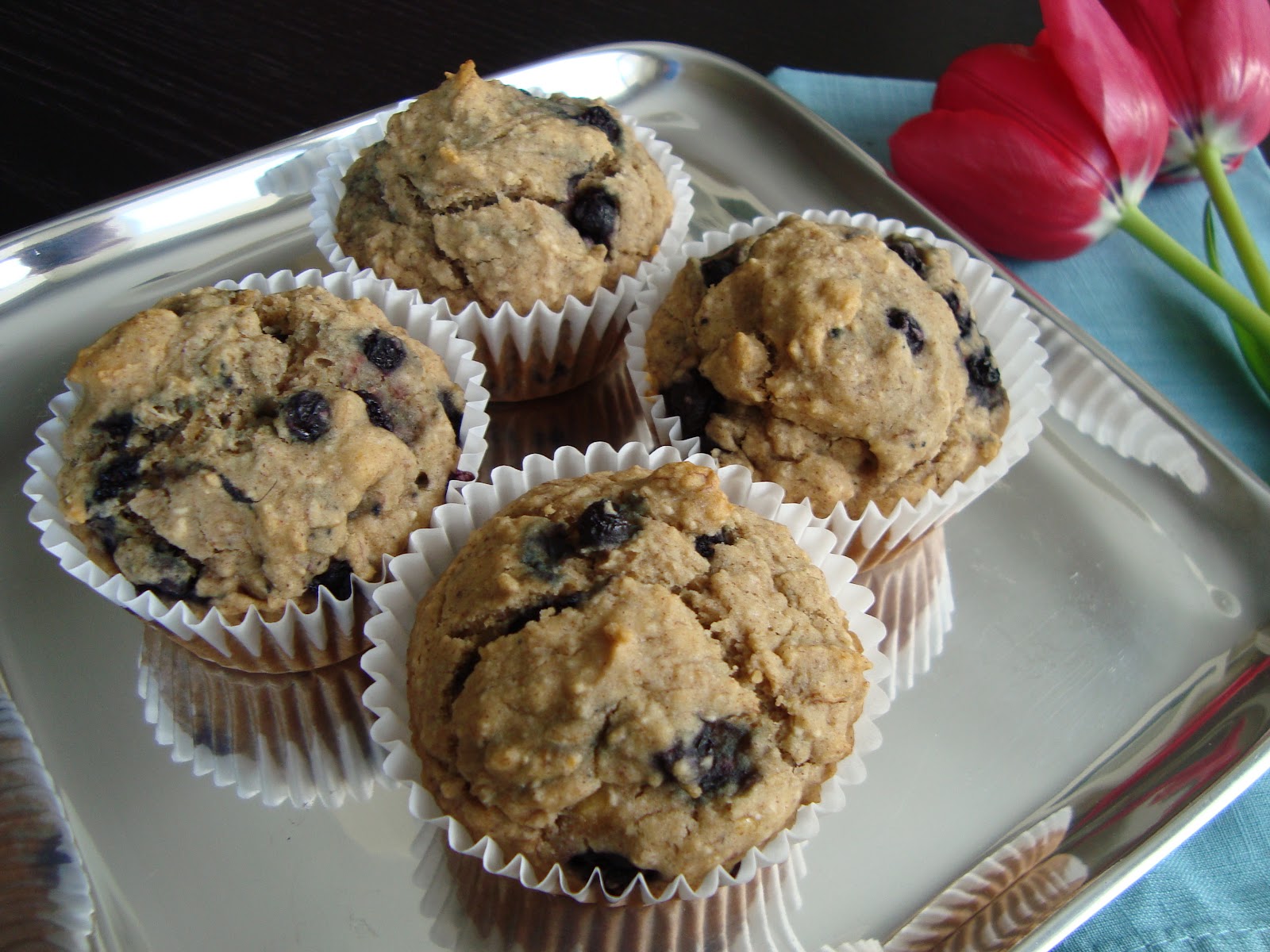 Pocketfuls: Banana blueberry muffins