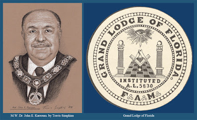M.W. John E. Karroum. Past Grand Master. Grand Lodge of Florida. by Travis Simpkins