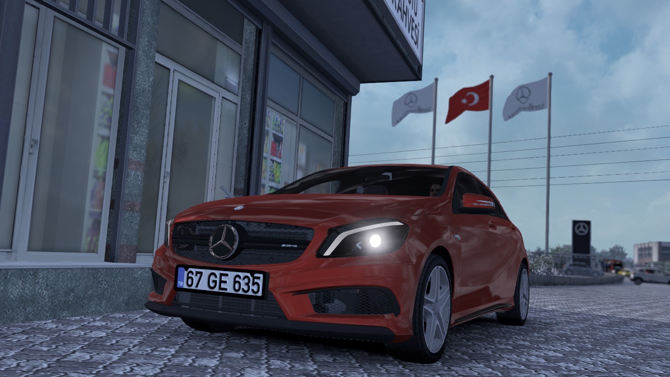 ETS 2 Mercedes Benz A45 Modu (1.36) İndir