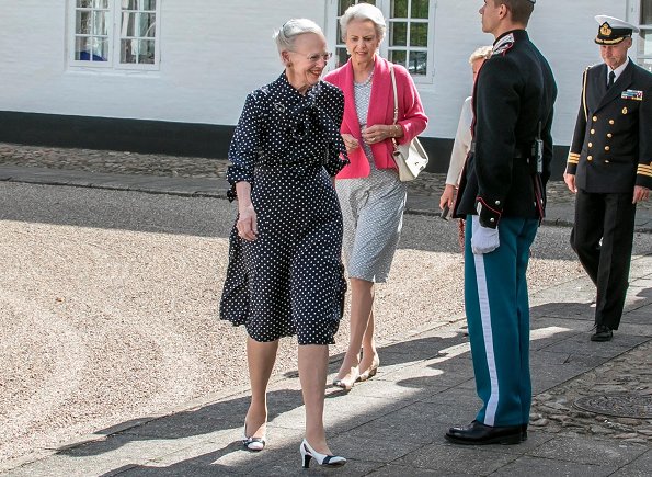 Queen Margrethe and Princess Benedikte at a church concert directed by conductor Bo Holten, performed by Musica Ficta