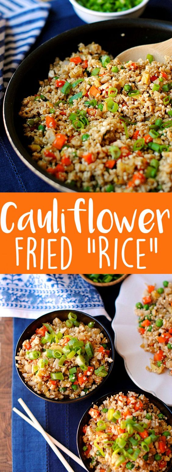 Healthy Cauliflower Fried “Rice” Popular Recipes