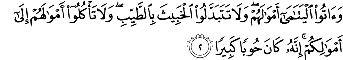 Surat An-Nisa Ayat 2