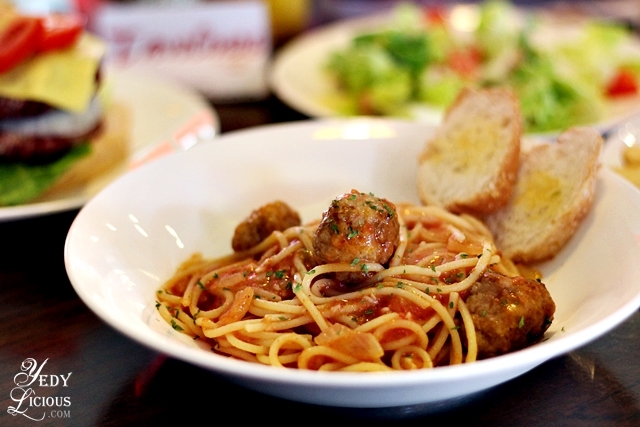 Spaghetti Meatballs at Tavolino's Cafe Restaurant Antipolo City Rizal YedyLicious Manila Food Blog