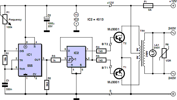 Cheap 12V to 220V Inverter | Xtreme Circuits
