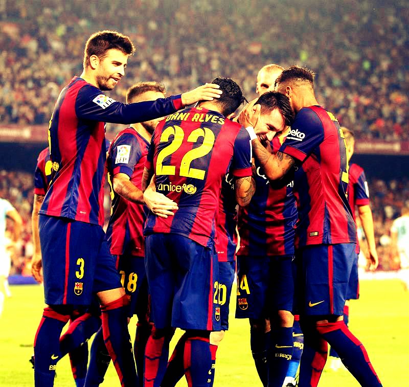 FC Barcelona - 3, Eibar - 0 Full Match Highlights