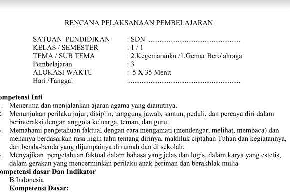 RPP Kurikulum 2013 Kelas 1 Revisi 2016 Tema 2 Sub Tema 1 Pembelajaran 3 Terbaru Update RPP Kurikulum 2013 Kelas 1 Revisi 2016 Tema 2 Sub Tema 1 Pembelajaran 3 Terbaru Update