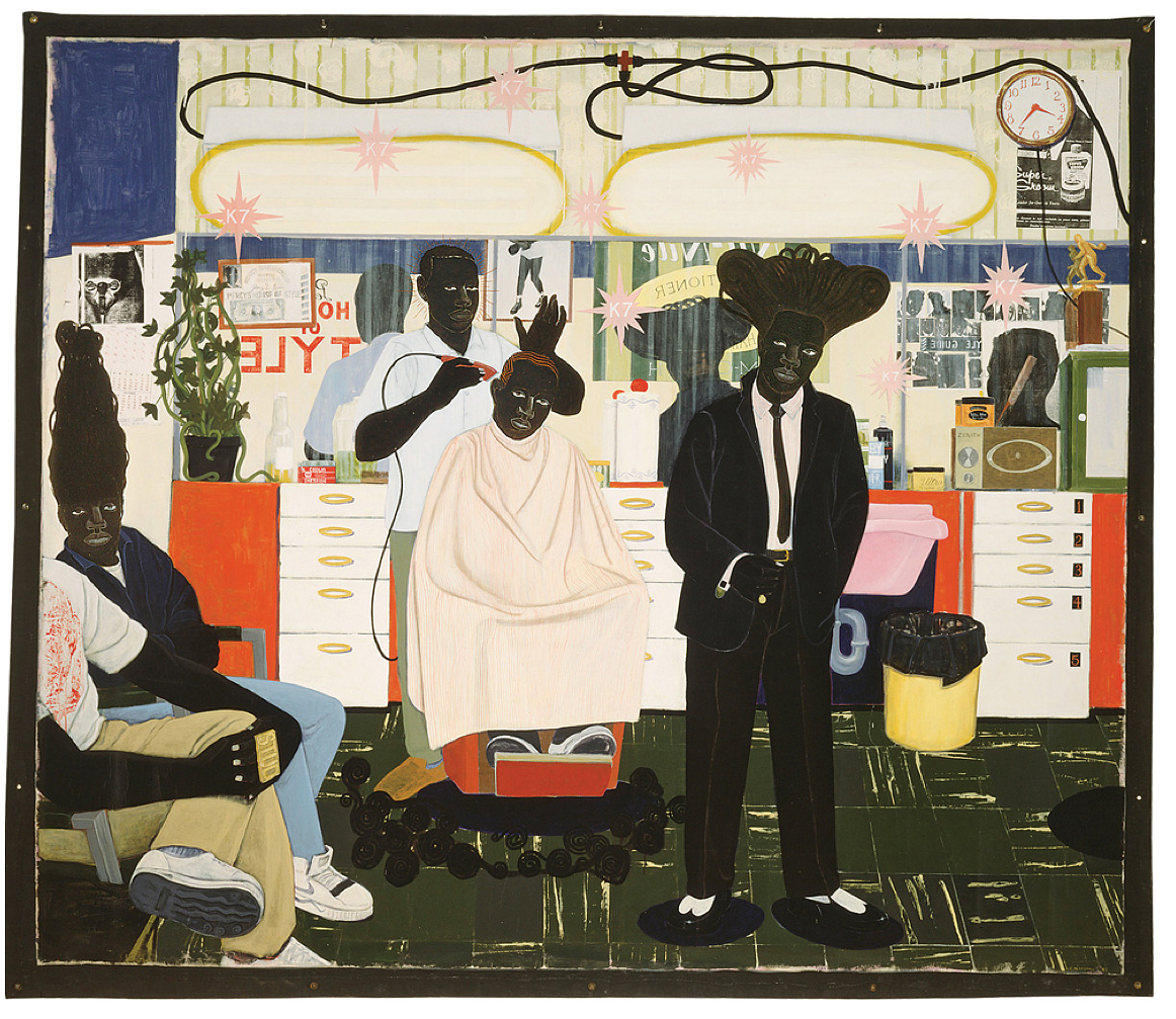 forma es vacío, vacío es forma: Kerry James Marshall - pintura