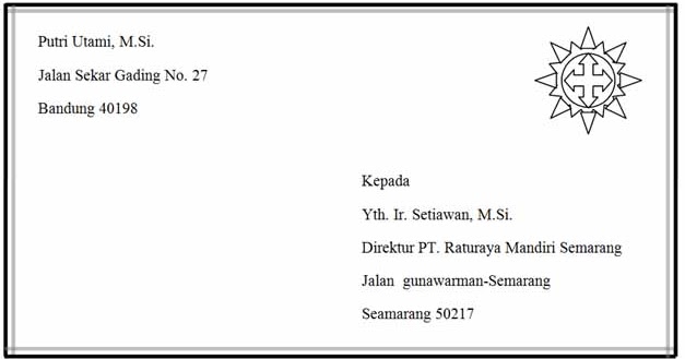 Contoh Penulisan Alamat Surat Resmi Yang Benar Contoh Surat