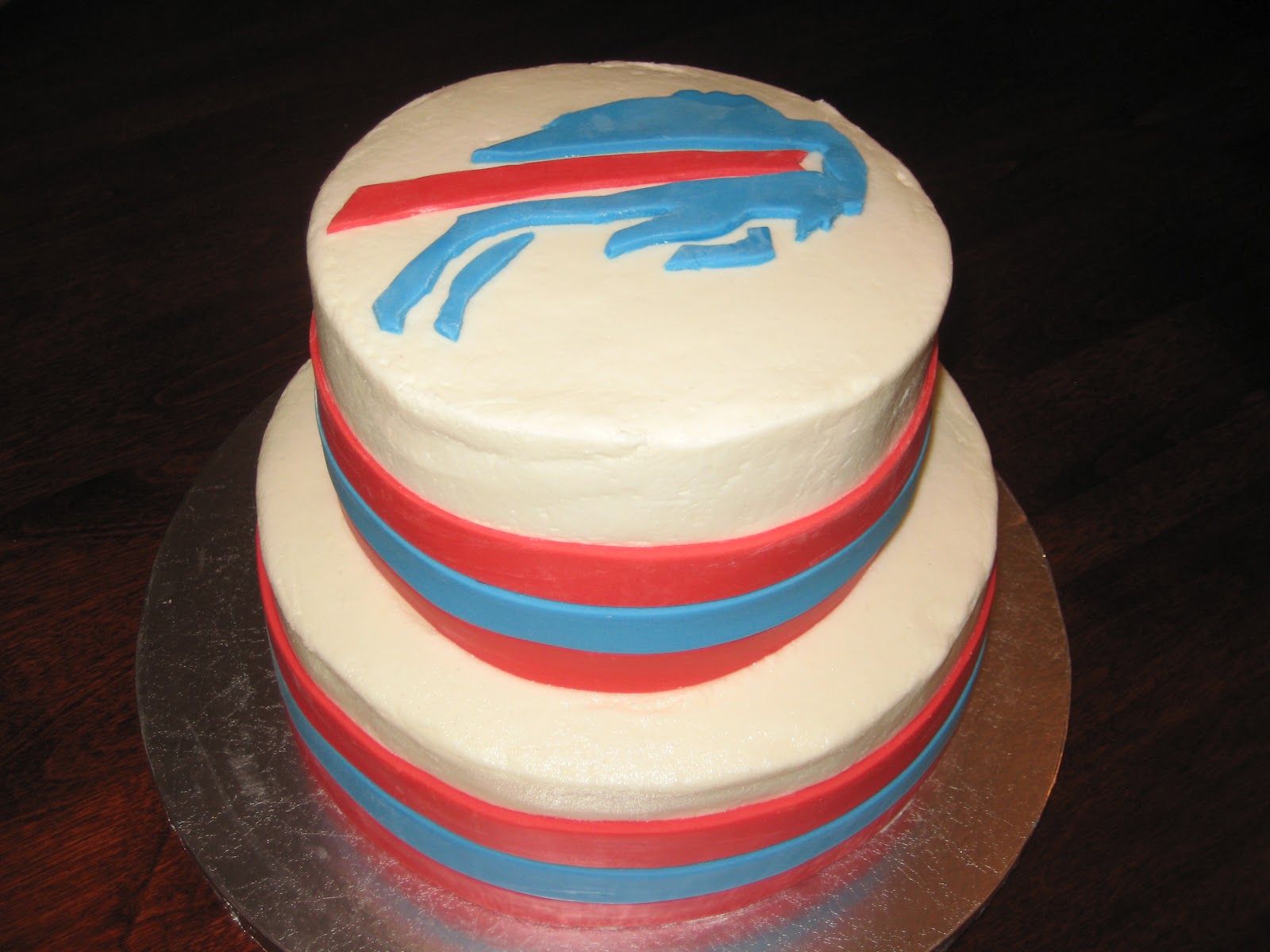 AllTieredUp Cakes Buffalo Bills Cake