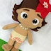 Moldes Tema Moana em Feltro