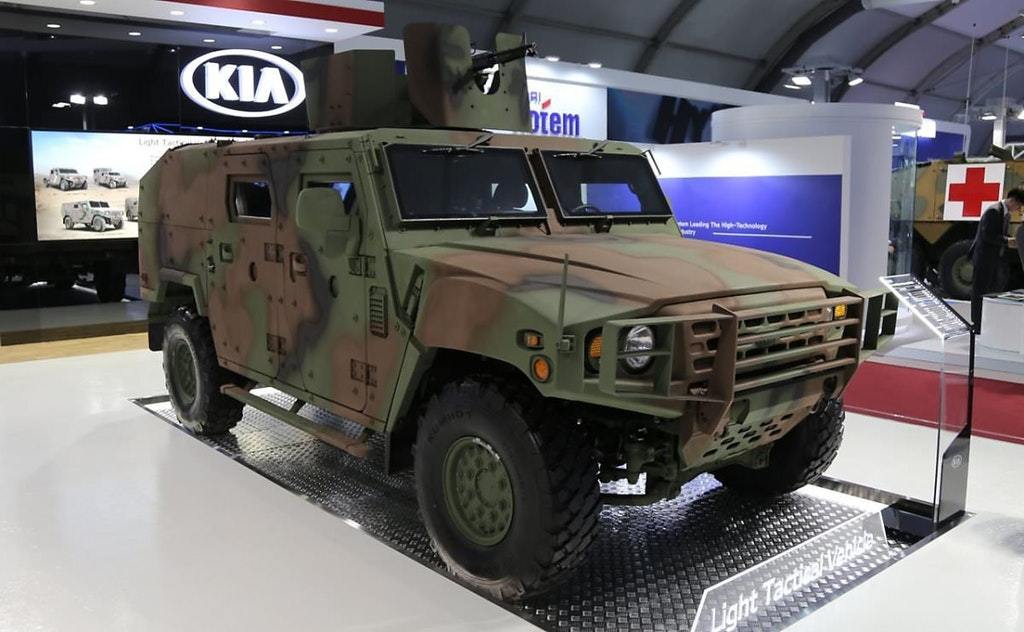 The Philippine Army Receives a Kia KLTV Demonstrator Armored Vehicle