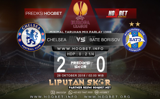 Prediksi Chelsea vs BATE Borisov 26 Oktober 2018 http://www.liputanskor.com/