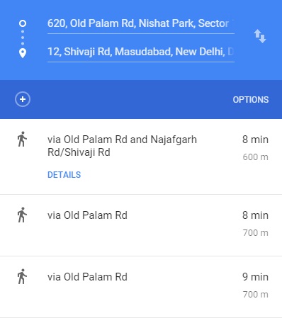 How to Calculate Walking Distances using Google Maps