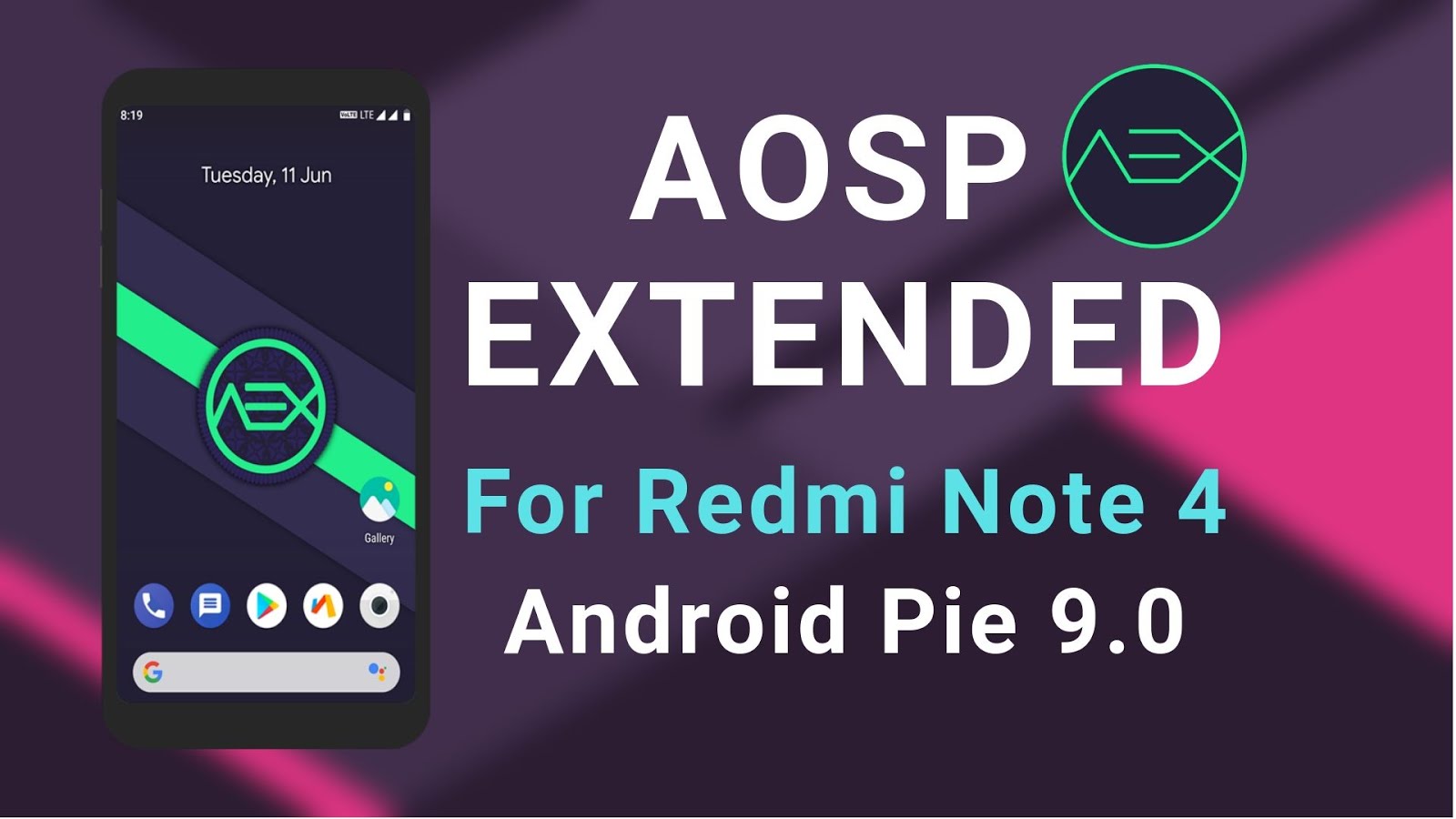 AOSP Extended Rom for Redmi Note 4 (mido)