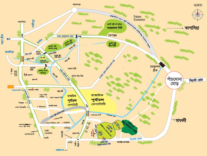 sylhet tour map