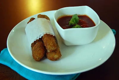 Mozzarella Sticks | by Life Tastes Good are homemade, double breaded, and delicious! #appetizer #snack #Italian
