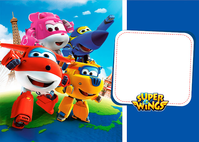 Convite festa Super Wings