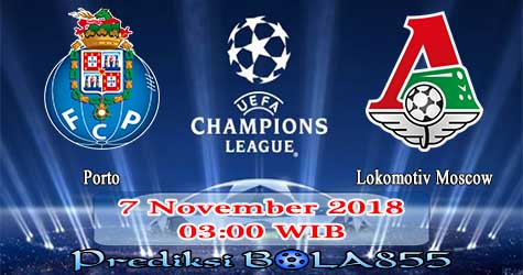 Prediksi Bola855 FC Porto vs Lokomotiv Moscow 7 November 2018 Prediksi Bola855 FC Porto vs Lokomotiv Moscow 7 November 2018
