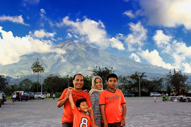 Menikmati keindahan rest area Kledung di Temanggung bersama keluarga Menikmati keindahan rest area Kledung di Temanggung bersama keluarga