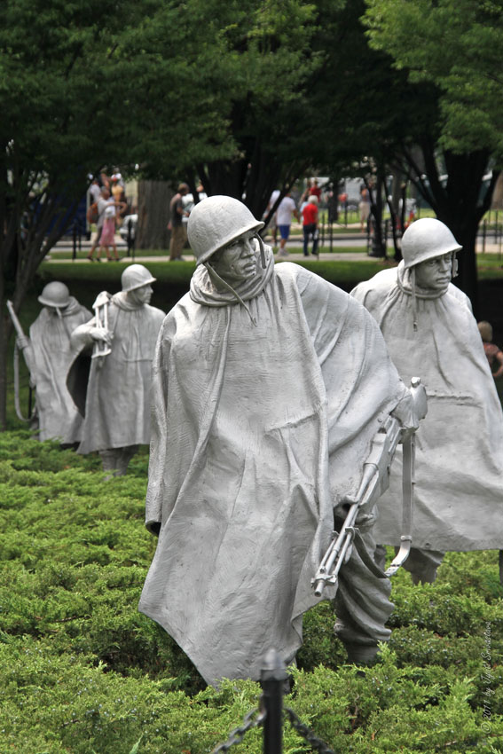 Public Art in Chicago Washington DC [Korean War Veteran Memorial]