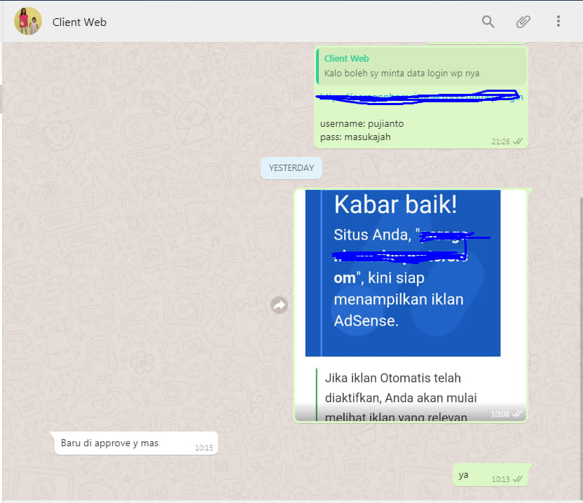 Add site melalui PGP