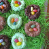 Chocolate Coconut Nests with Jelly Bean Eggs