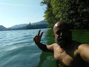 Swim of a lifetime in Lake Bled in Slovenia.