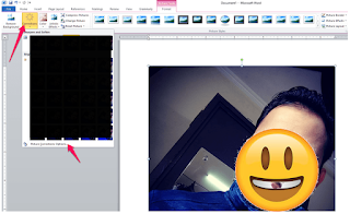 cara edit bentuk menerima Ms Word-5 cara edit bentuk menerima Ms Word-5