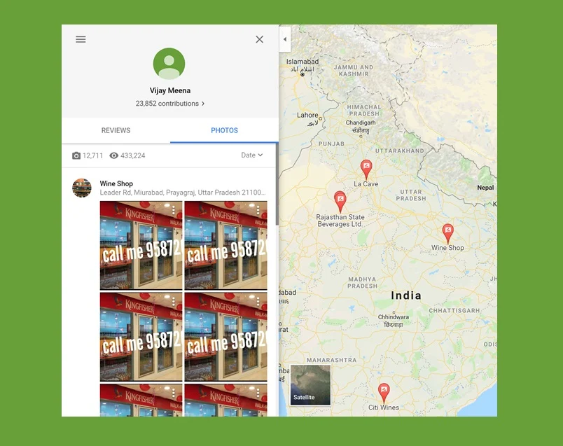 Scammers are using Google Maps for rampant booze-delivery scam in India, severe lack of moderation to blame