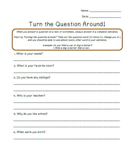 Luckeyfrog's Lilypad: Test Prep Freebie! - Reversing the Question