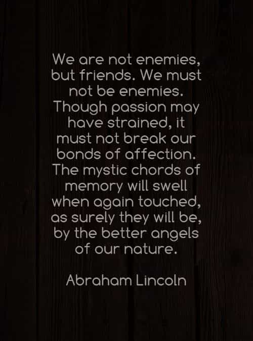 Better Angels Of Our Nature Quote 80 Famous Quotes And Sayings By Abraham Lincoln