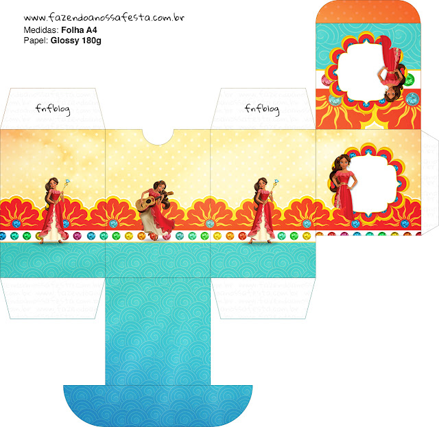Elena de Avalor: Cajas para Imprimir Gratis. Cajas de Elena de Avalor para imprimir gratis.