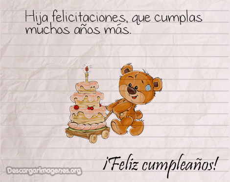 Felicitar a mi hija en su cumpleaños imágenes.