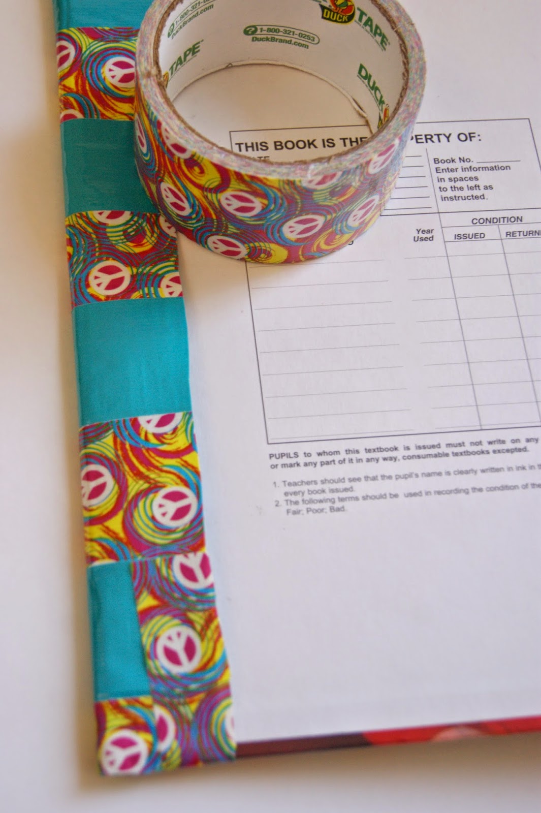 How-To: Duck Tape® Book Cover