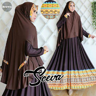 Gamis Modis Sceva Brown Terbaru Harga Murah Diskkon 50% Gamis-Modis-Sceva-Brown