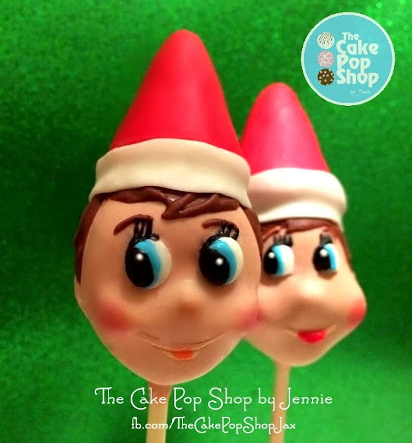 Elf on the Shelf Cake Pops Pint Sized Baker