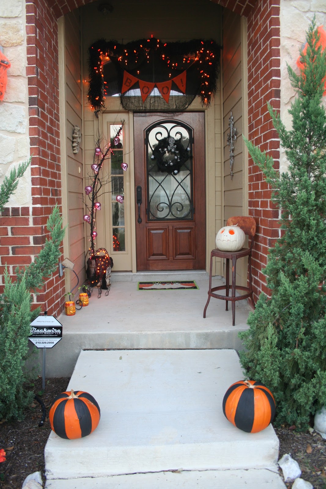 Art Happens: Front Door Halloween Decorations