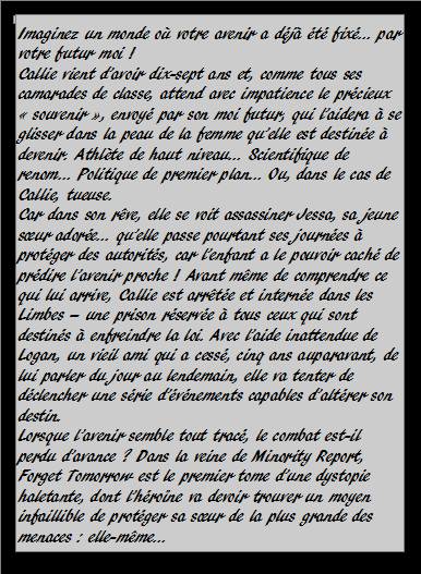 Forget tomorrow tome Pintip Dunn