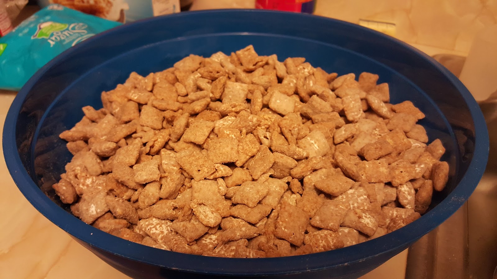 Essentially Focused Mama Harry Potter ButterBeer Muddy Buddies aka