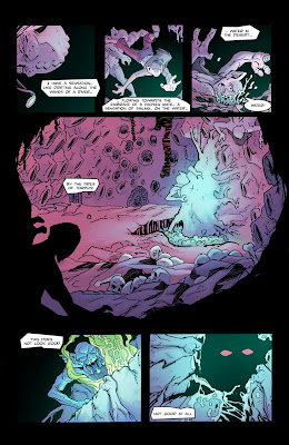 Bigfoot Sword of the Earthman issue 3 page one preview comic book barbarian graphic novel
