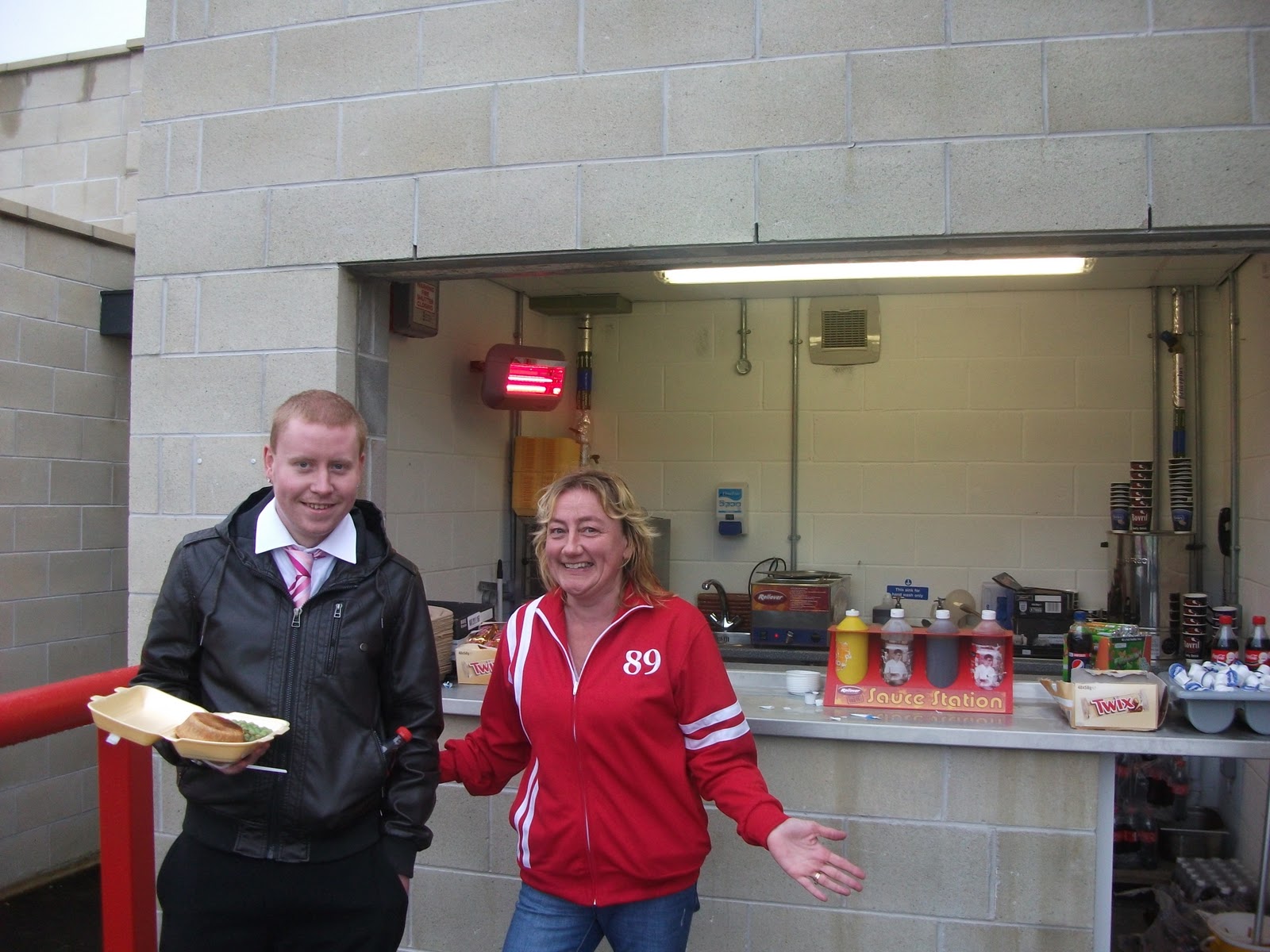 Pie and Mushy Peas Morecambe FC