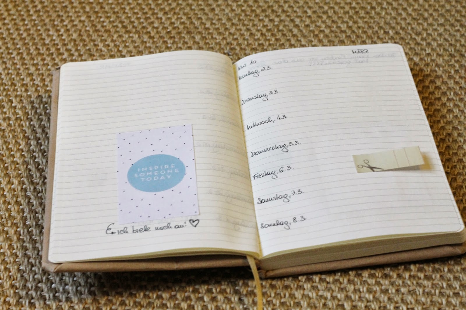 CharlottenMarotten DIY Selbstgemachter Kalender für ein durchgeplantes Jahr 2015