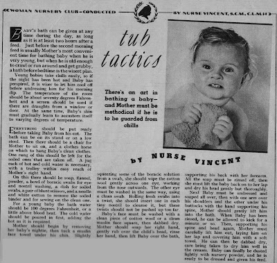 Clippings from old parenting magazines