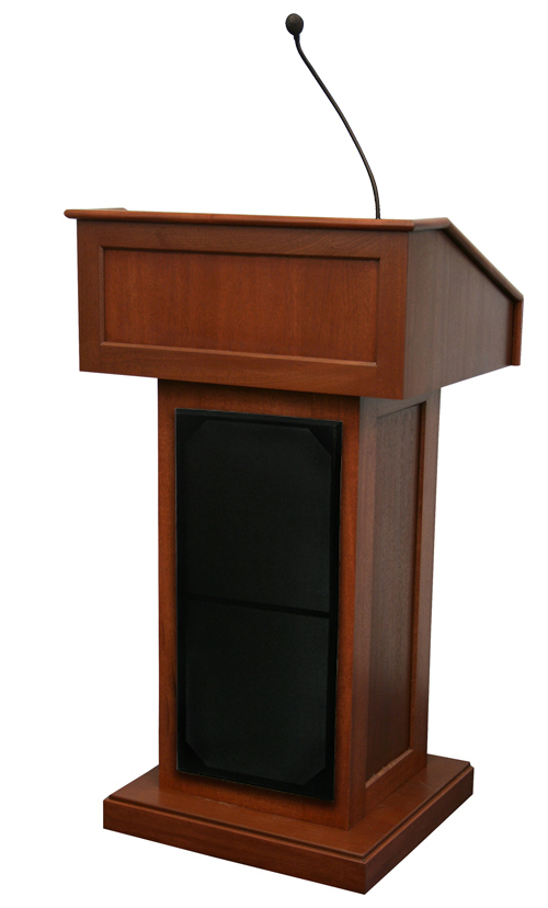 wooden podium designs