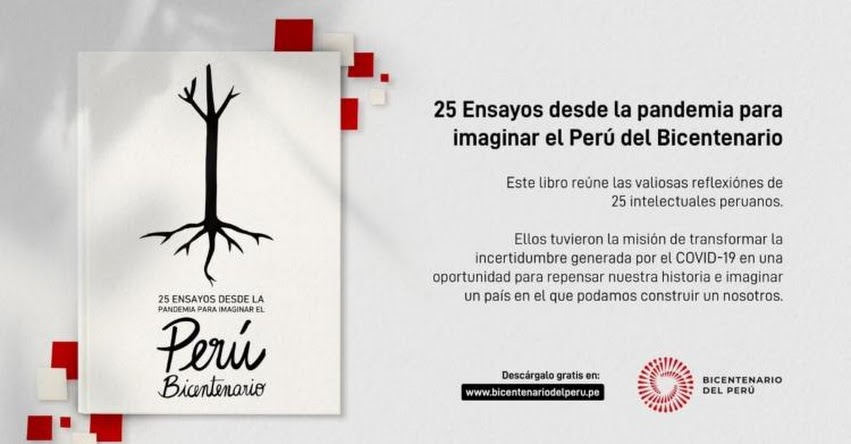Publica el libro «25 ensayos desde la pandemia para imaginar el Perú bicentenario»