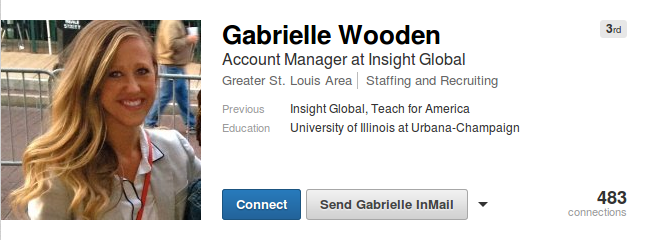 Teach for [corporate] America missionary Gabrielle Wooden taught in Mississippi for 2 years, and is now an account manager for Insight Global.