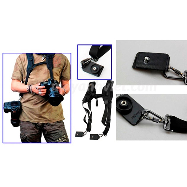 dây đeo máy ảnh double strap